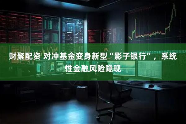 财聚配资 对冲基金变身新型“影子银行”，系统性金融风险隐现